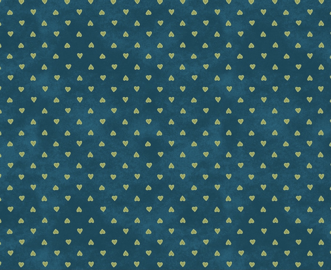 Readerville Mini Hearts Blue / Rest 35 x 110 cm