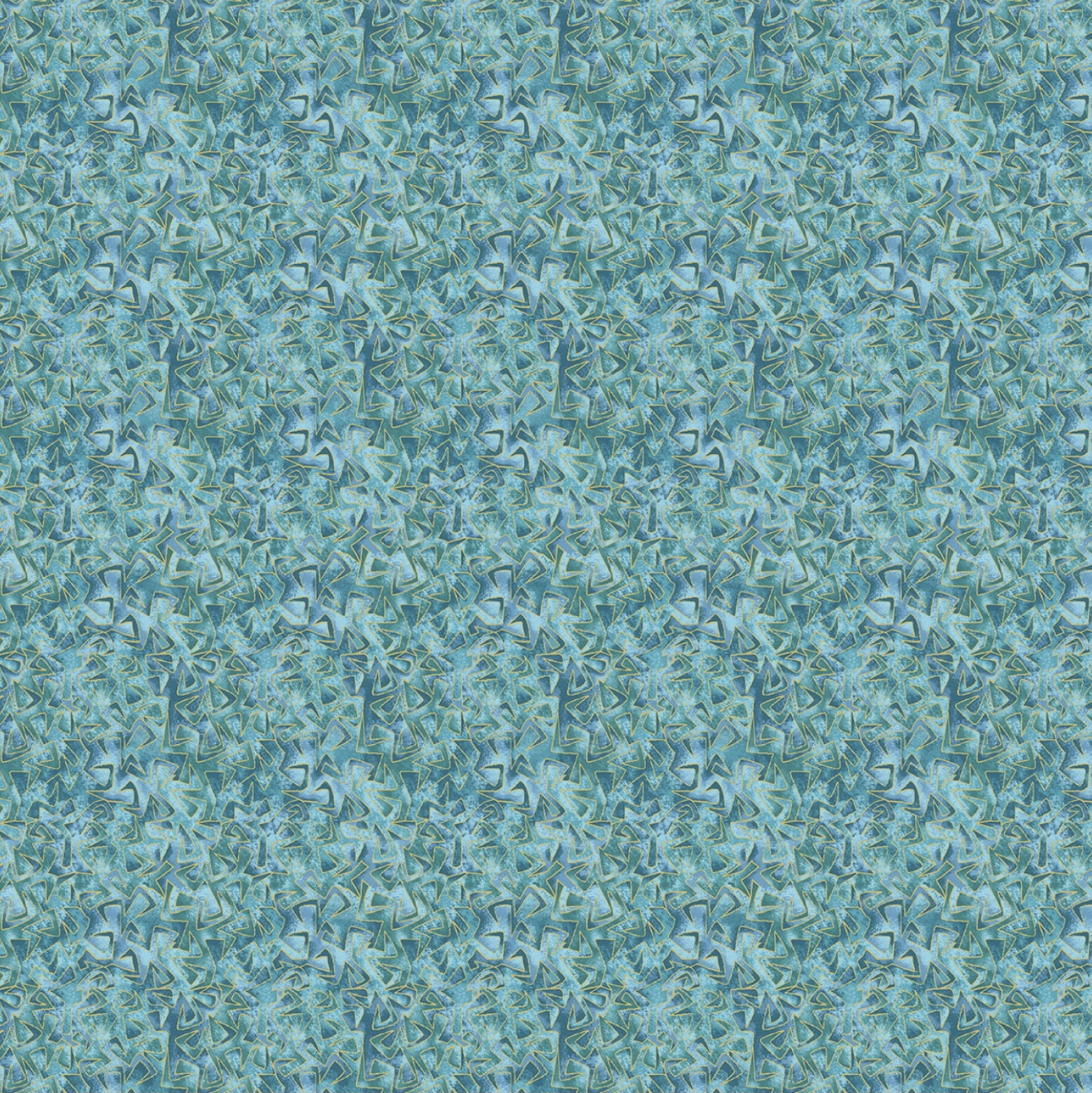 Teal triangular motion