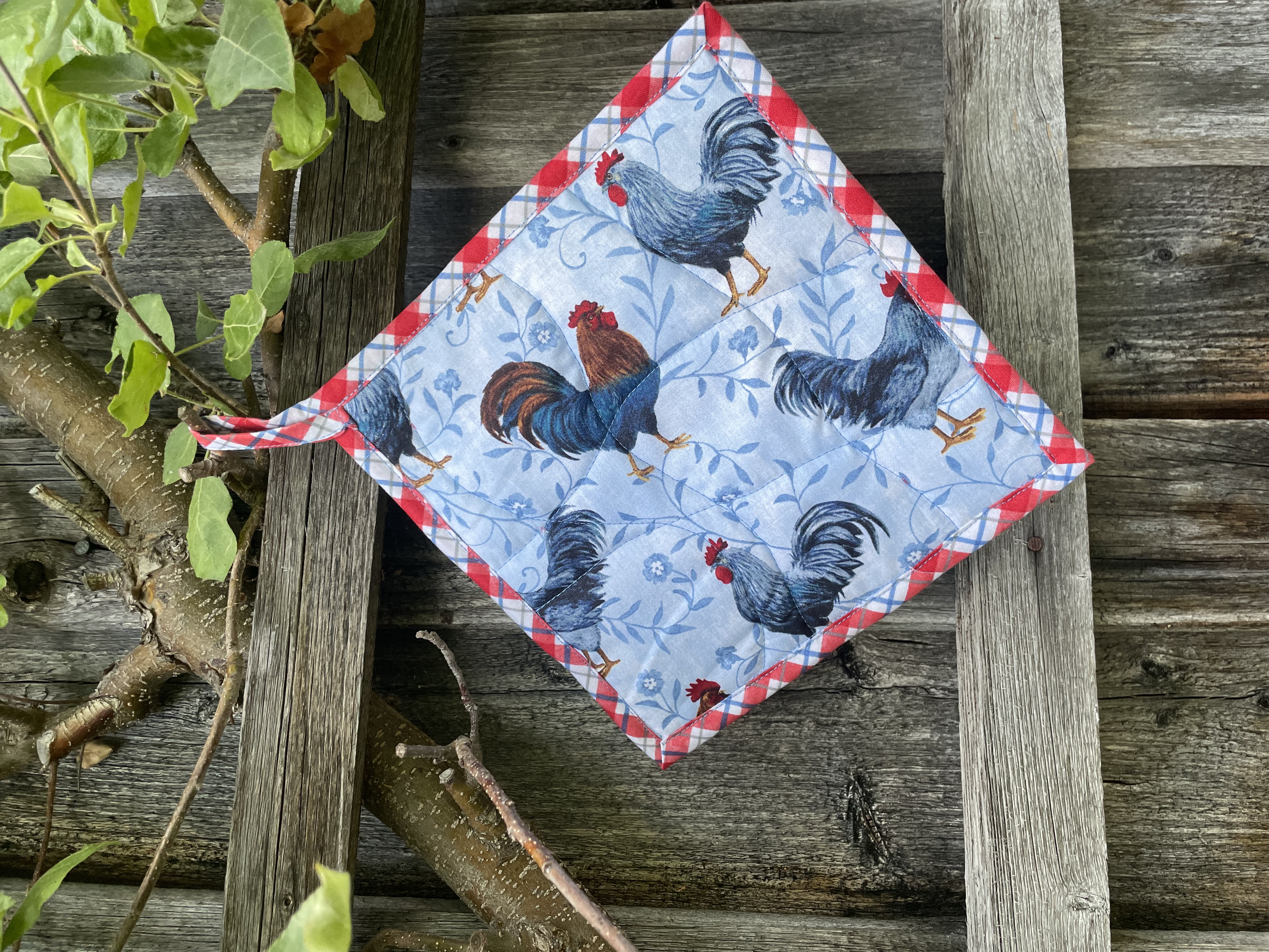 Topflappen Country / Materialpackung für 2 Stück
