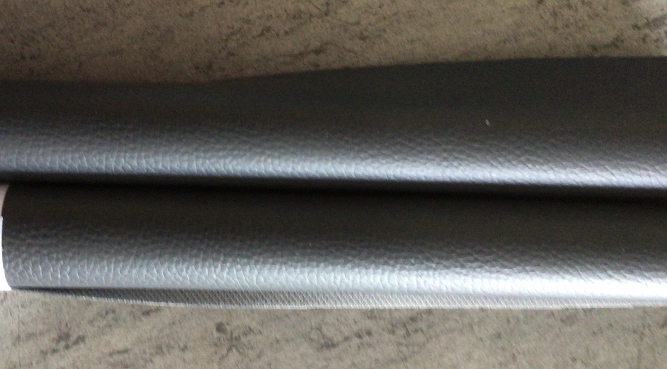 Kunstleder Grau/ Rolle 50 x 70 cm