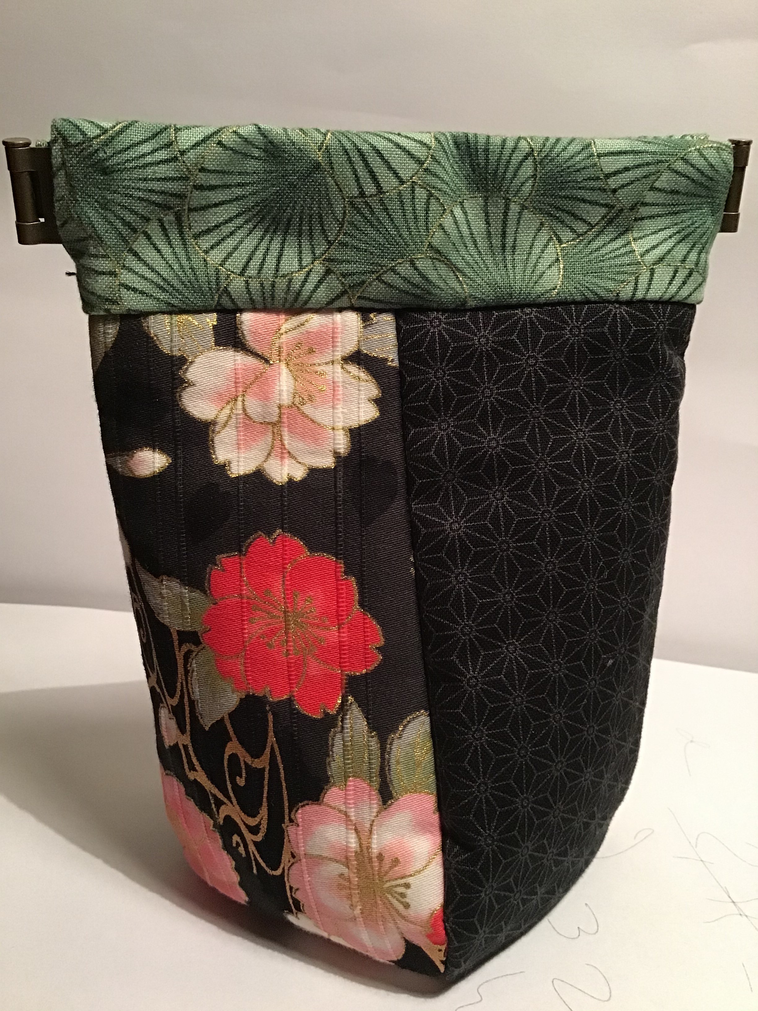 Unikat Täschchen Kirschblüten