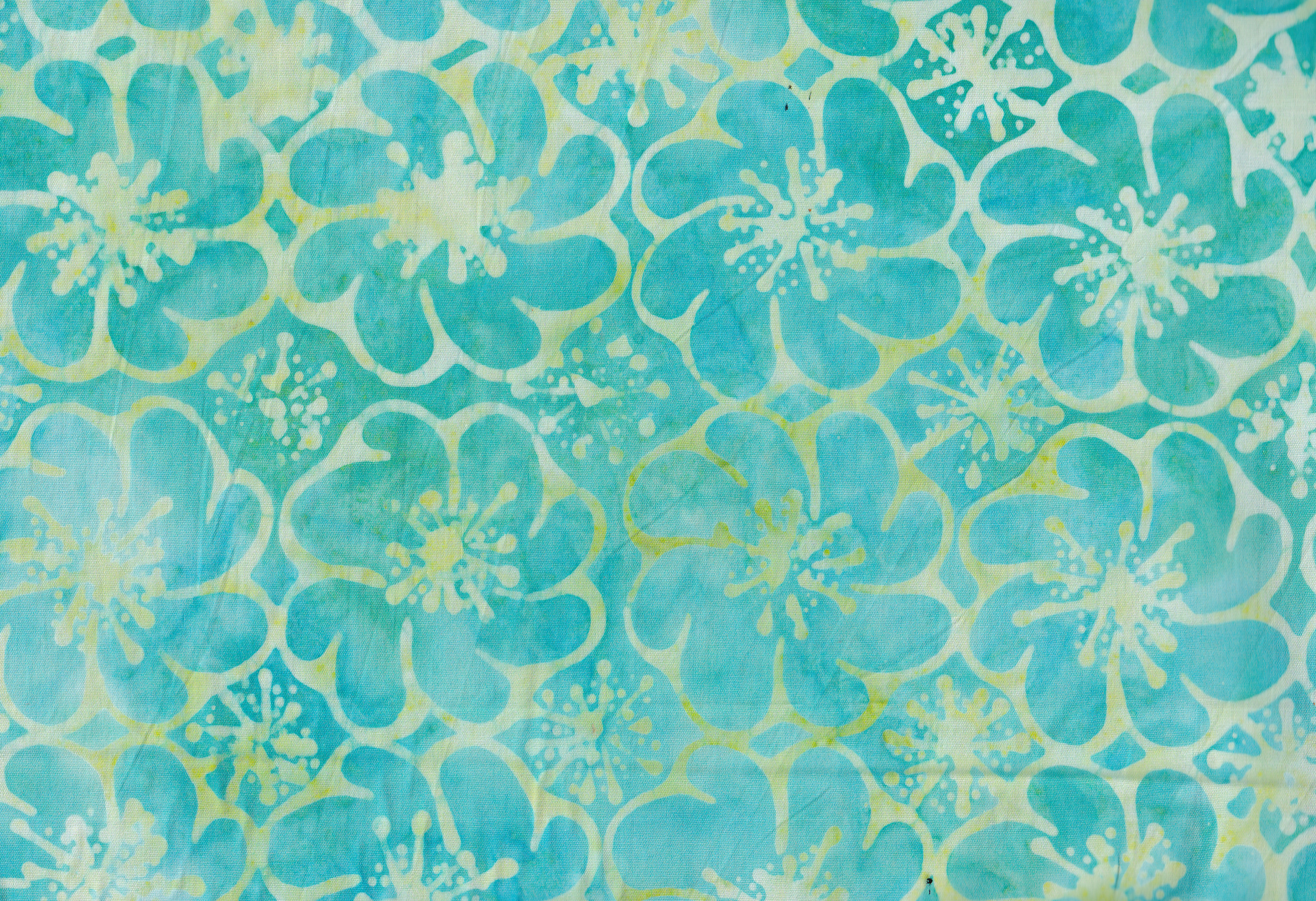 Blumen Türkis/ Reststück