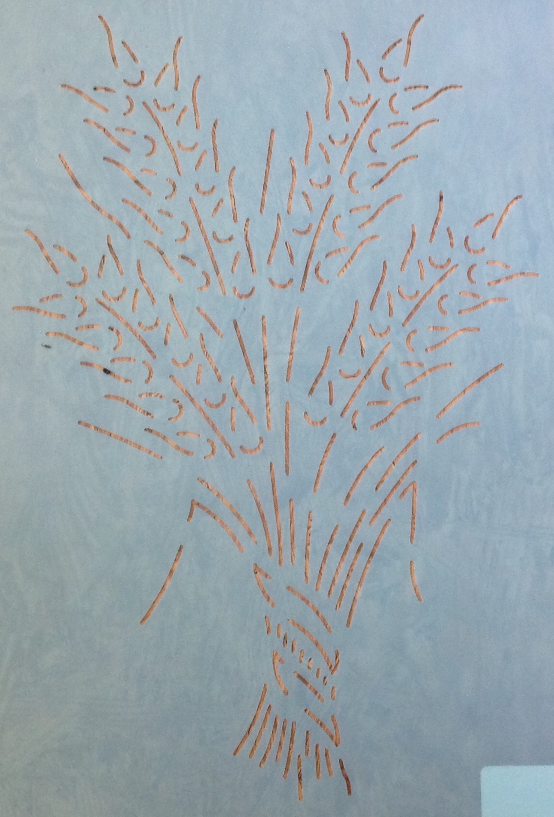 Quilt-Schablonen Getreide-Strauß