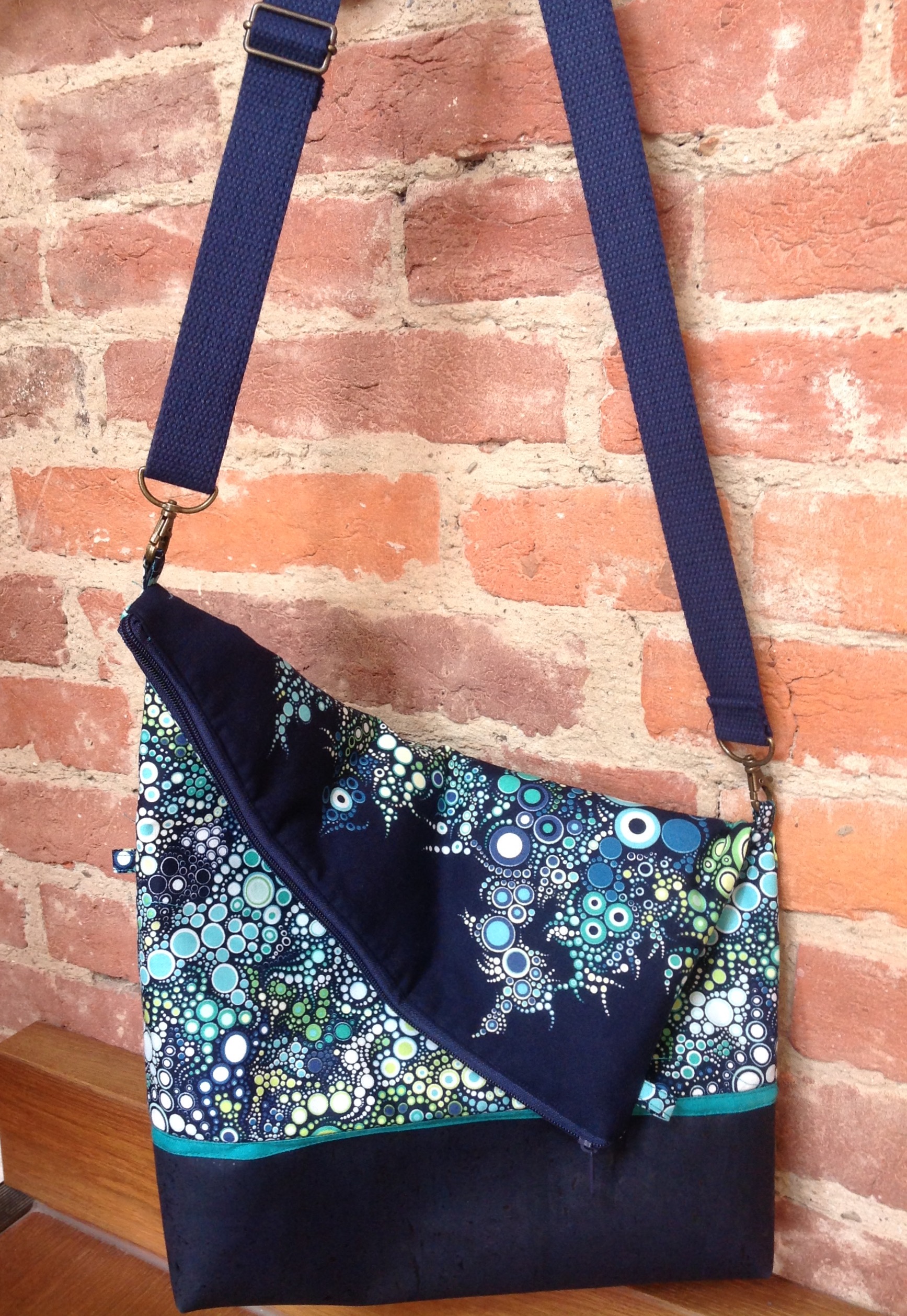 Tasche Lifestyle Blau genäht