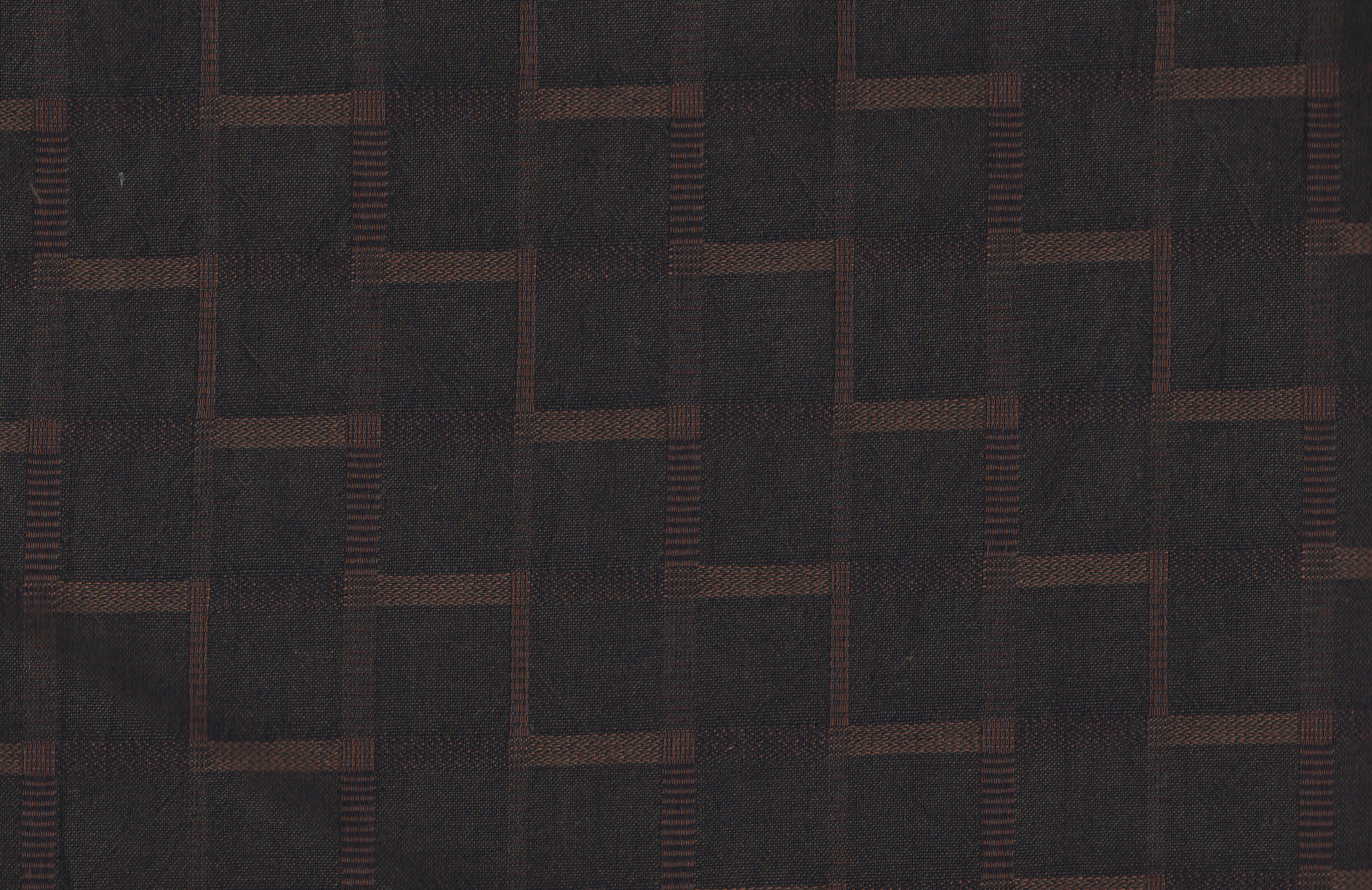 Gewebter Stoff Braun-Grün(/ Stück  53 x 110 cm