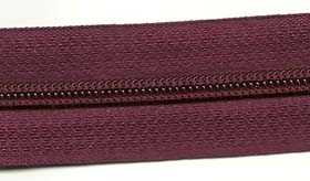Endlosreißverschluß 5mm in Dunkel Bordeaux