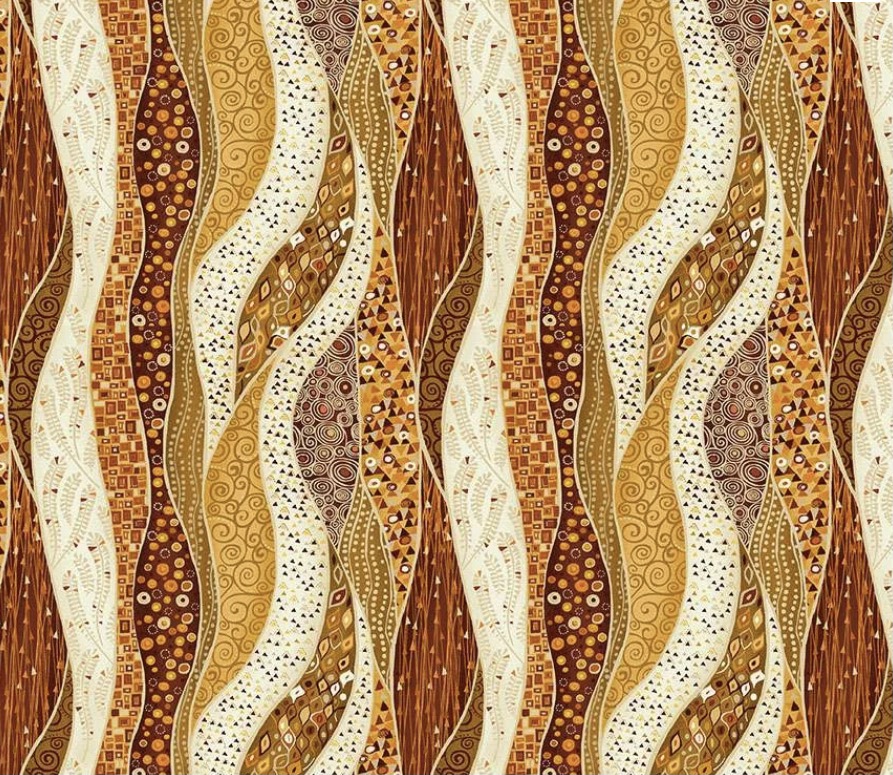 Golden Symphonie, Creme Gold mit Wellen