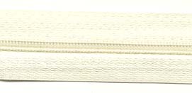 Endlosreißverschluß 3mm in Creme