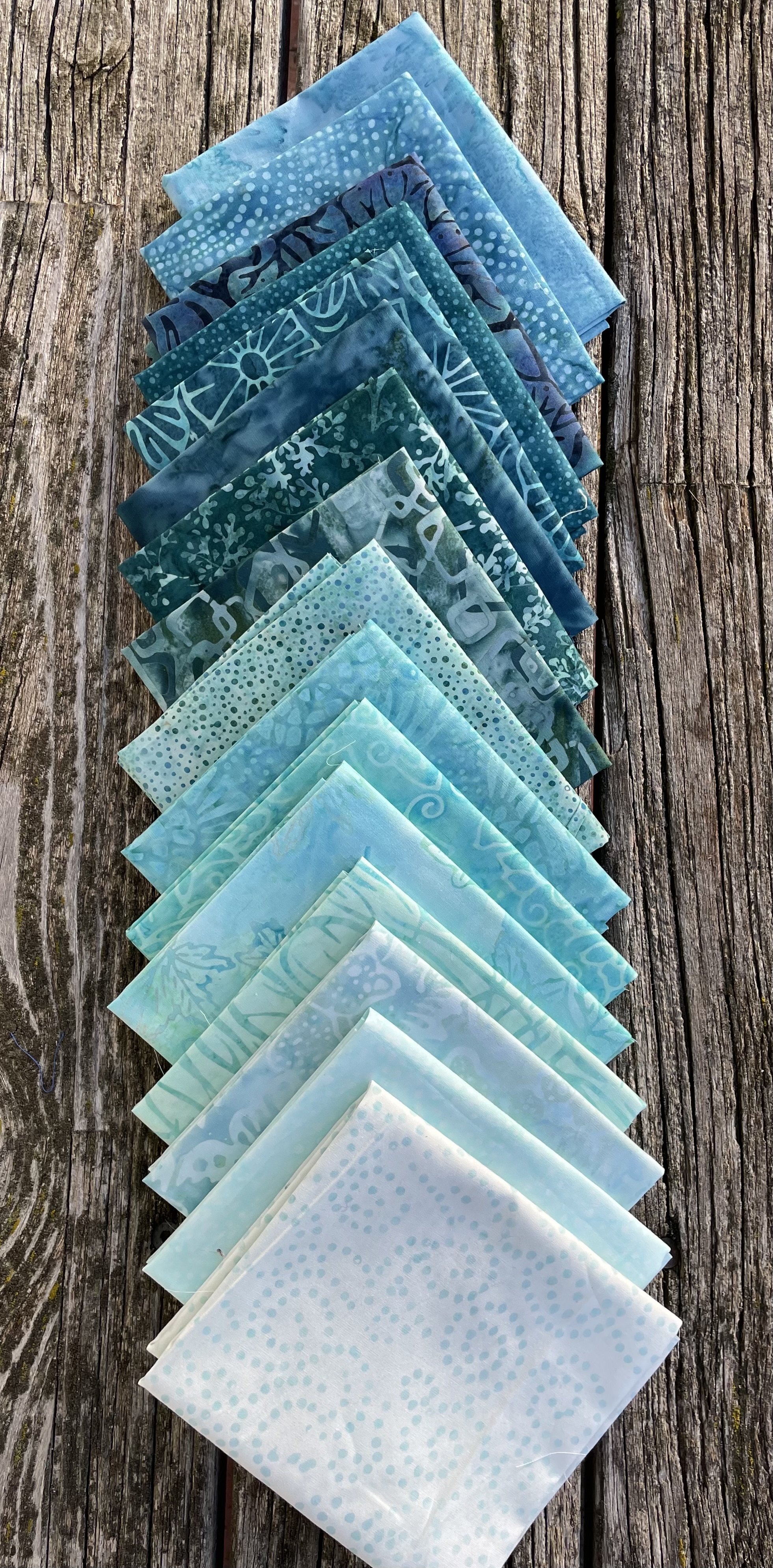FQ Päckchen Batik Teal