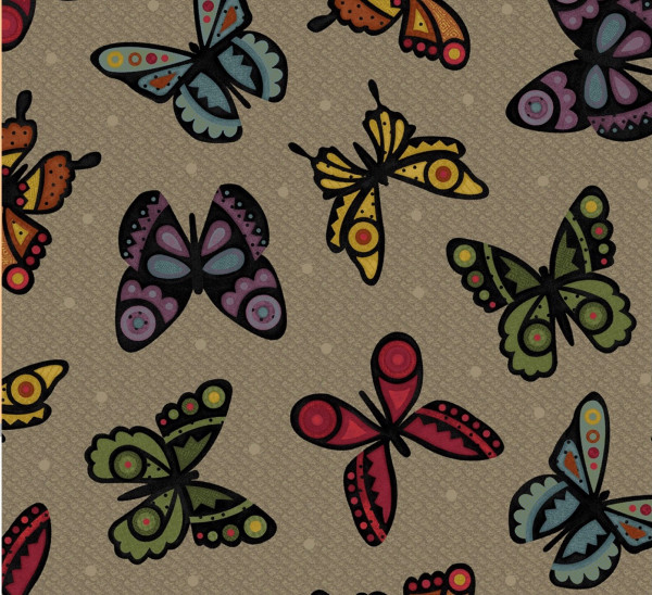 Woolies Flannel Butterflies